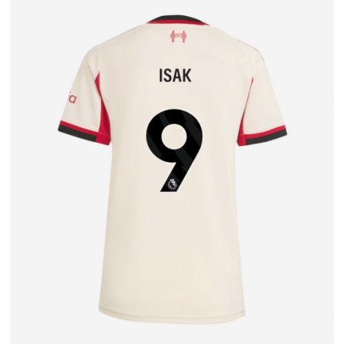 Billige Fotballdrakt Liverpool Alexander Isak #9 Replika Bortedrakt Dame 2025-26 Kortermet Billige Fotballdrakt Liverpool Alexander Isak #9 Replika Bortedrakt Dame 2025-26 Kortermet